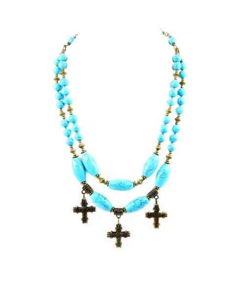 Exclusive necklace "Bert" Turquoise 