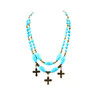 Exclusive necklace &quot;Bert&quot; Turquoise 