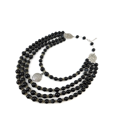 Exclusive necklace "Joanna" Agate (Collection "Ethnica")