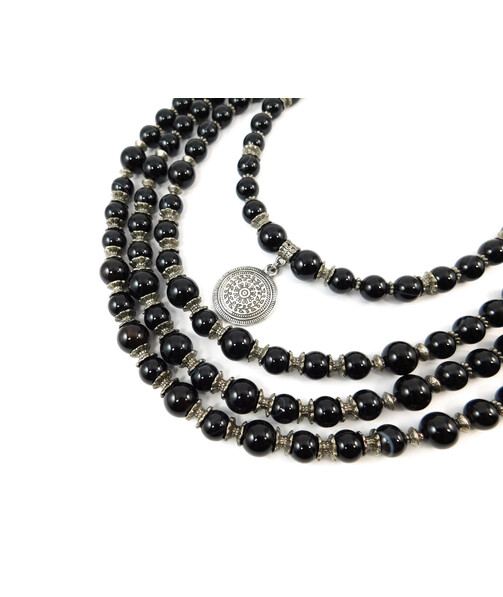 Exclusive necklace "Joanna" Agate (Collection "Ethnica")