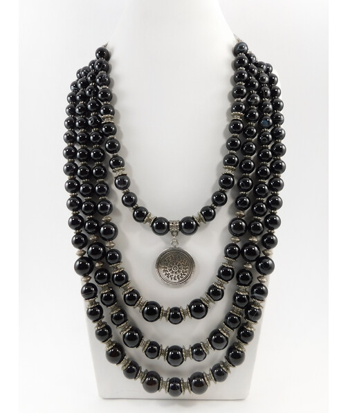 Exclusive necklace "Joanna" Agate (Collection "Ethnica")