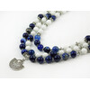 Exclusive necklace &quot;Rodoslava&quot; Agate, 3 rows