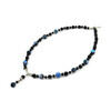 Exclusive necklace &quot;Neon&quot; Agate facet, rondel