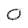 Exclusive bracelet &quot;Neon&quot; Agate facet, rondel