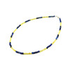 Exclusive necklace &quot;Ukraine&quot; lapis lazuli, faceted zircon