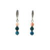 Exclusive earrings Apatite, Opal