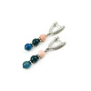 Exclusive earrings Apatite, Opal