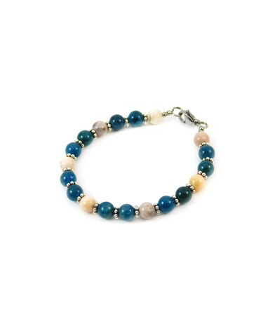 Exclusive bracelet Apatite, Opal