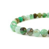 Chrysoprase bracelet in rock, silver