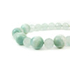 Exclusive bracelet &quot;Angelia&quot; Larimar, quartz face, silver