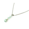 Exclusive pendant &quot;Angelia&quot; Larimar, Quartz facet