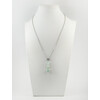 Exclusive pendant &quot;Angelia&quot; Larimar, Quartz facet