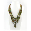 Exclusive necklace &quot;Ilaria&quot;, Jasper, 3 rows