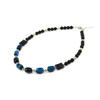 Exclusive necklace &quot;Black dress&quot; Agate barrel