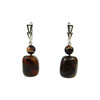 Exclusive earrings &quot;Prima donna&quot; Agate barrel