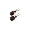 Exclusive earrings &quot;Prima donna&quot; Agate barrel