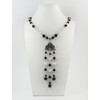 Exclusive necklace &quot;Lola&quot; Pearls, Shungite, Agate