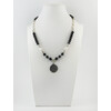 Exclusive necklace &quot;Lottie&quot; Rice pearls, agate, rondel