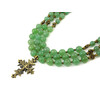 Exclusive necklace &quot;Elima&quot; Jade, 3 rows