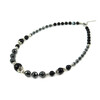 Exclusive necklace &quot;Freyada&quot; Faceted hematite, Agate