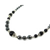 Exclusive necklace &quot;Freyada&quot; Faceted hematite, Agate