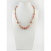 Exclusive necklace &quot;Lily&quot; Chalcedony, Pearls