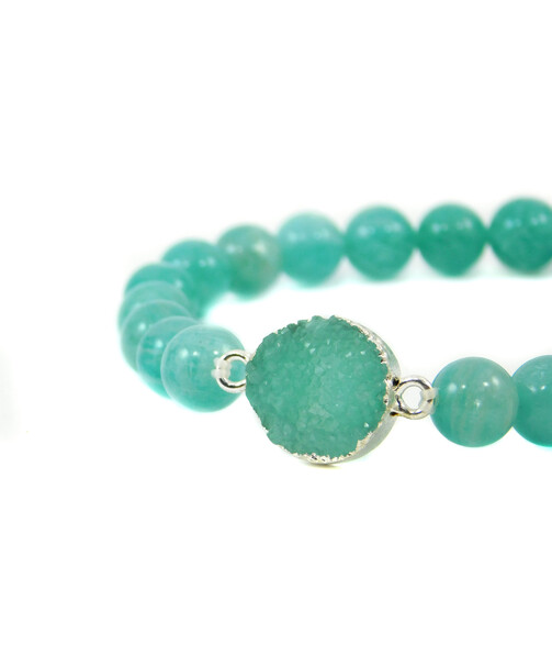 Exclusive bracelet "Friend" Amazonite