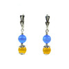 Exclusive earrings &quot;Cornflower&quot; Cat&#039;s eye