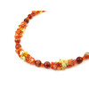 Exclusive necklace &quot;November day&quot; Agate, mother-of-pearl crumb