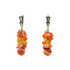 Exclusive earrings &quot;November Day&quot; Agate, mother-of-pearl crumb