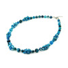 Exclusive necklace &quot;Sea breath&quot; Agate, Mother of pearl crumb