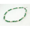 Exclusive necklace &quot;Malana&quot; Pearls, jade crumb