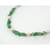 Exclusive necklace &quot;Malana&quot; Pearls, jade crumb