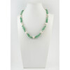 Exclusive necklace &quot;Malana&quot; Pearls, jade crumb