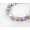 Exclusive bracelet &quot;Malana&quot; Pearls, mother-of-pearl crumb