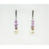 Exclusive earrings &quot;Malana&quot; Pearls, mother-of-pearl crumb