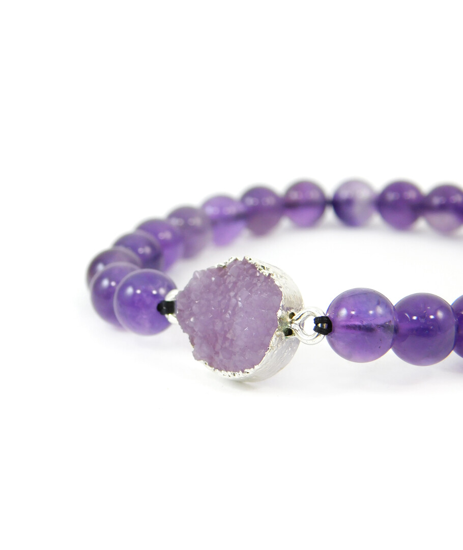 Exclusive bracelet "Friend" Amethyst