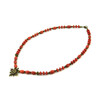 Exclusive necklace &quot;Blagoda&quot; Coral rondel, fig