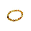 Agate faceted bracelet