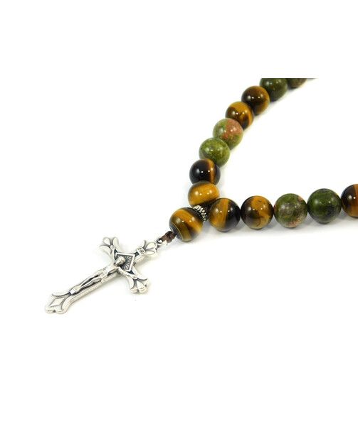 Exclusive rosaries Jasper, Tiger's eye