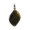 Tiger&#039;s eye pendant, silver