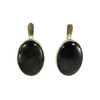 Tiger&#039;s eye earrings, silver