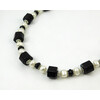 Exclusive necklace &quot;Nineel&quot; Pearls, Agate