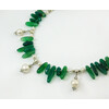 Exclusive necklace &quot;Zarina&quot; Chrysoprase, pearls