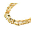 Exclusive necklace &quot;Sol&quot; Mother-of-pearl, crumb, 2 rows