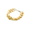 Exclusive bracelet &quot;Solya&quot; Mother-of-pearl, crumb, 2 rows