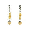 Exclusive earrings &quot;Salt&quot; Mother-of-pearl, crumb