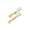 Exclusive earrings &quot;Salt&quot; Mother-of-pearl, crumb