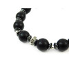 Exclusive Shungite bracelet, Hematite rondel