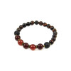 Exclusive bracelet Carnelian, Lava, Bull&#039;s eye